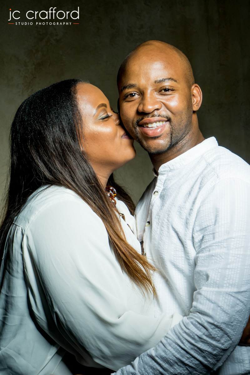 Couples studio photo shoot in Pretoria by JC Crafford MA