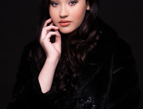 Amy modelling headshots